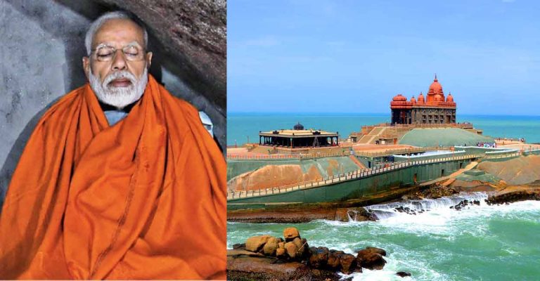 modi-meditating-rock